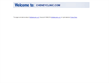 Tablet Screenshot of cheneyclinic.com